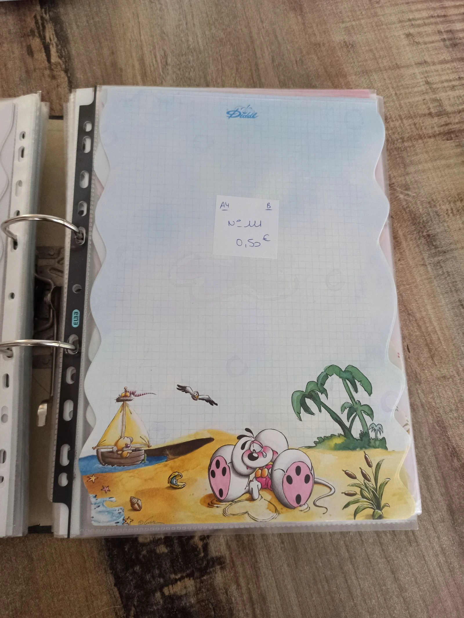 Feuille Diddl A4 111 0,50e 